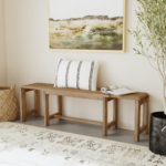 Remi Extendable Solid Wood Bench - Image 2