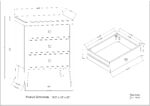 Webb Solid Wood 3-Drawer Nightstand - Image 23