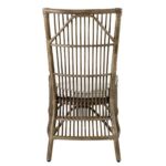 Edie Handwoven Rattan Dining Chair with Cushion, Set of 2 - Image 9