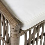 Edie Handwoven Rattan Dining Chair with Cushion, Set of 2 - Image 10