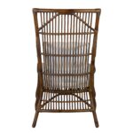 Edie Handwoven Rattan Accent Chair with Cushion - Image 3