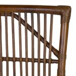 Edie Handwoven Rattan Accent Chair with Cushion - Image 5