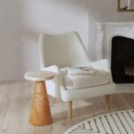 Kayu Round Petrified Wood Pedestal Accent Table - Image 6