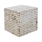 Juliette Square Recycled Coconut Shell Accent Table