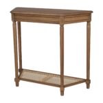 Hazel Demilune Solid Wood Console Table - Image 2